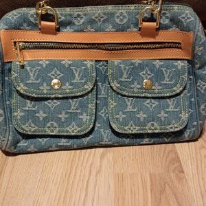 Louis Vuitton Denim Monogram Shoulder Bag